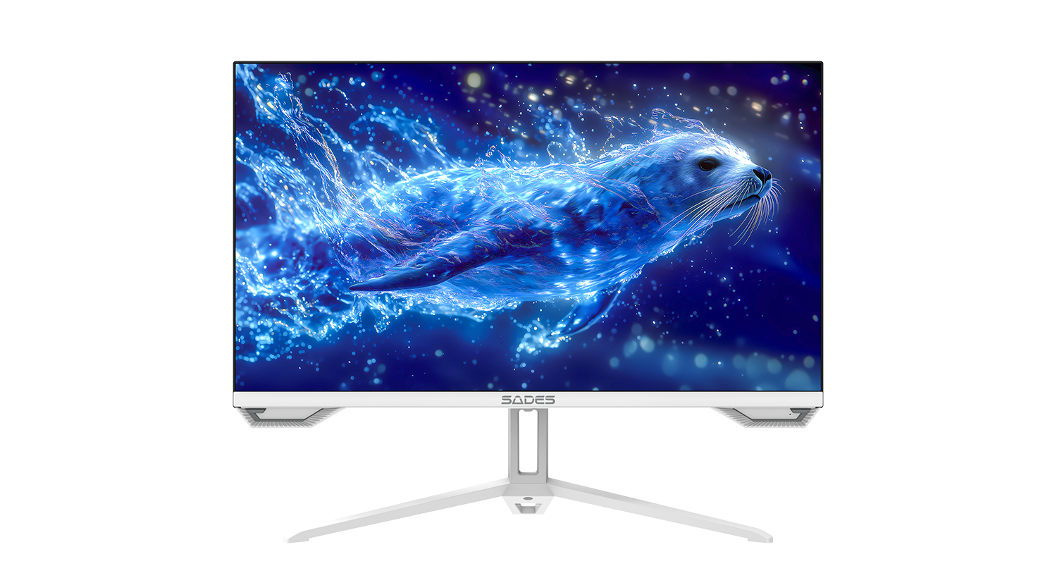 Sades SL-Sealion Pro SA-F04F24W, 24" FHD 1920x1080, 144Hz, 1 ms, IPS, Flat Gaming Monitor - White