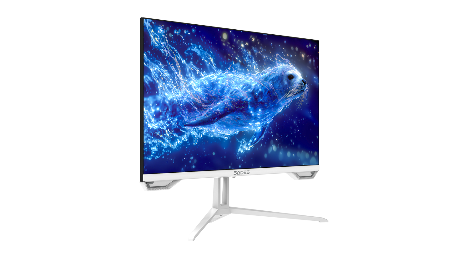 Sades SL-Sealion Pro SA-F04F24W, 24" FHD 1920x1080, 144Hz, 1 ms, IPS, Flat Gaming Monitor - White